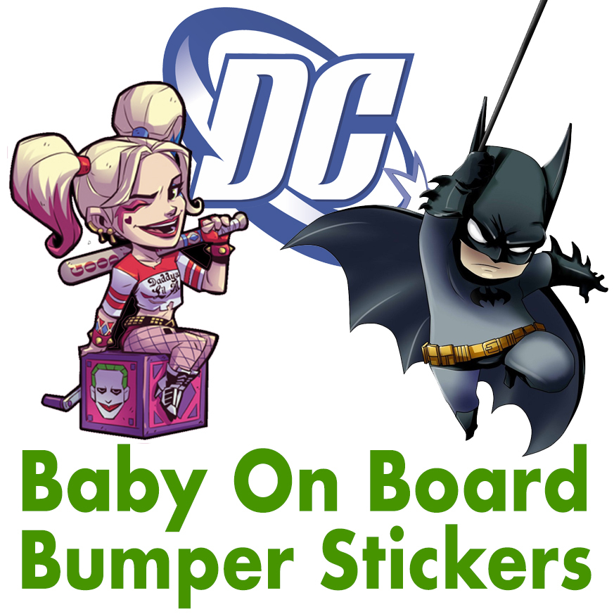 DC Baby On Board Bumper Stickers
