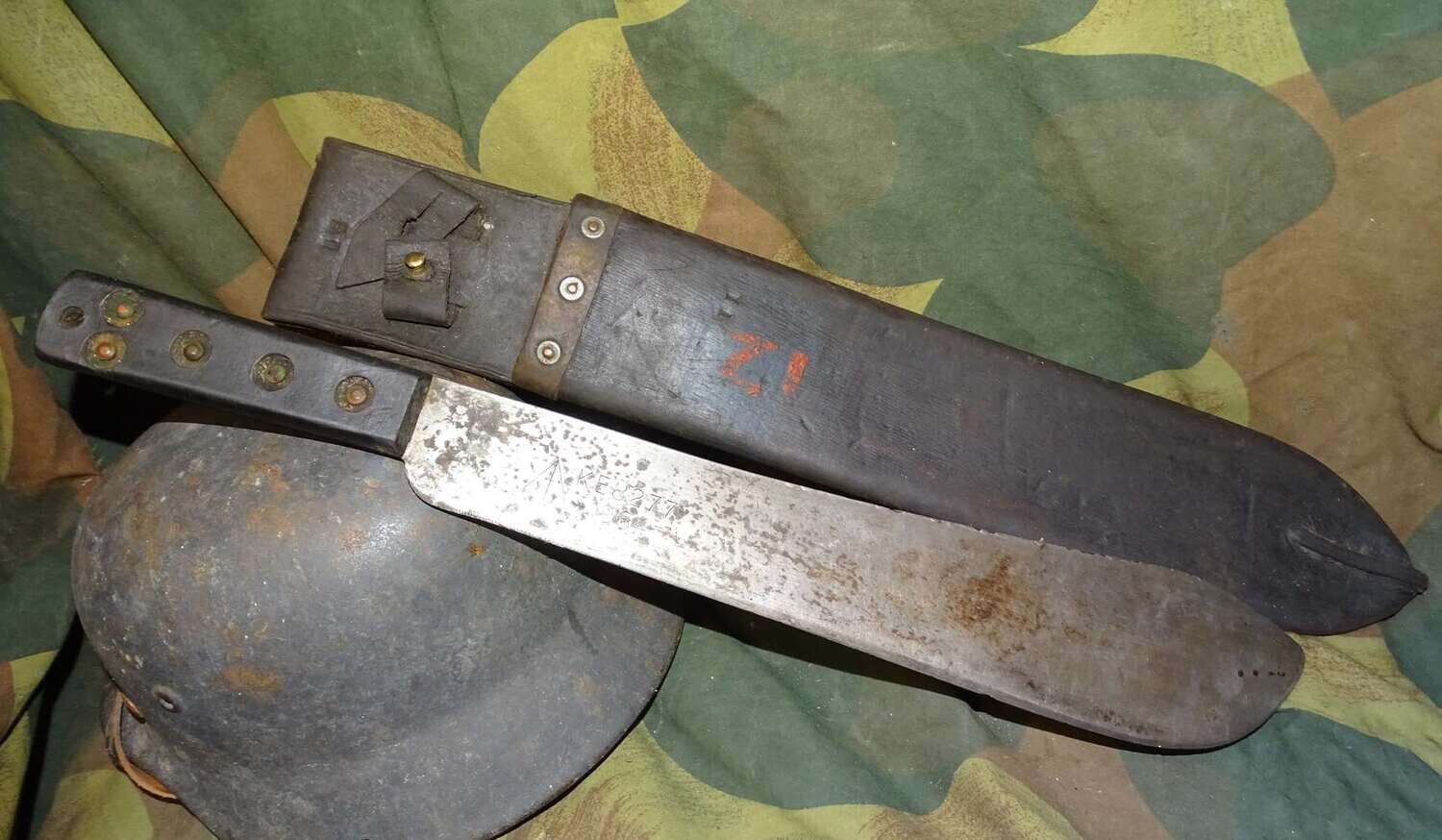 Machette Anglaise type ww2 daté 1964