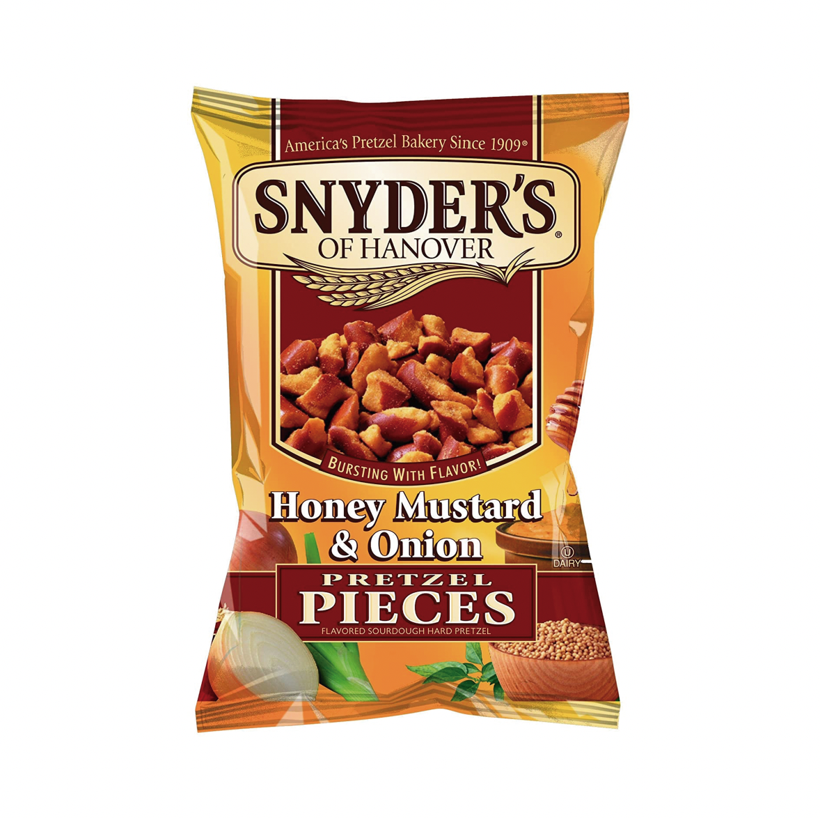 Snyders Honey Mustard and Onion Pretzel Pieces 56g