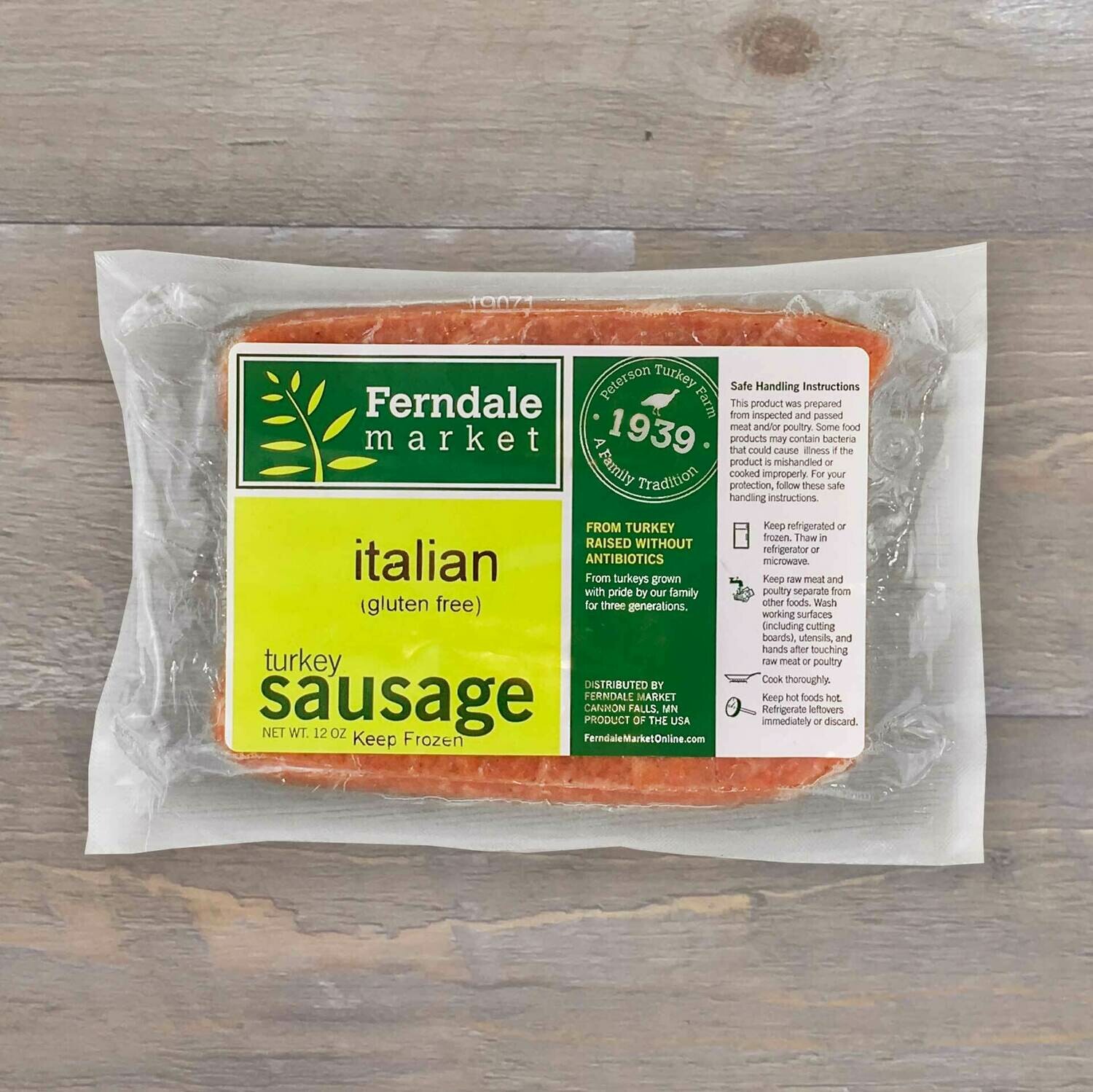 Turkey Sausage, Italian
