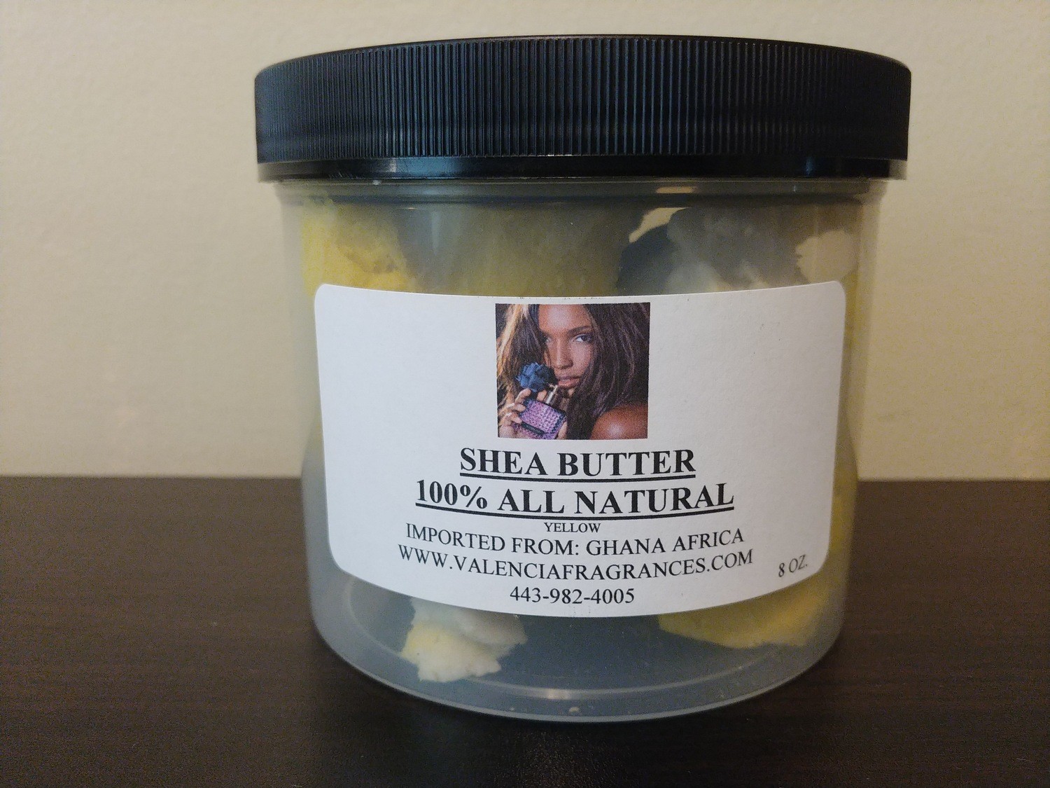 100 Raw Shea Butter (Yellow) 8 oz. Container