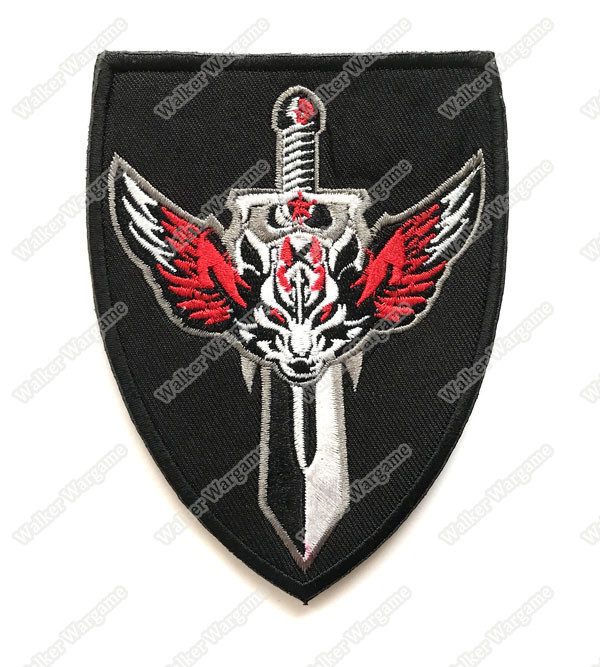 WG071 Wolf Warriors Patch With Velcro Full Color