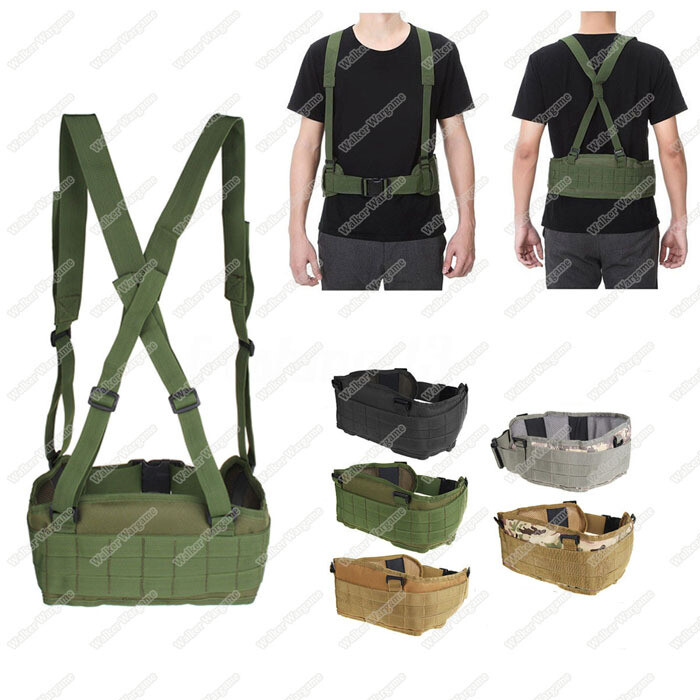 Rothco Combat Suspenders JFFCESTORE Tactical MOLLE Battle Belt