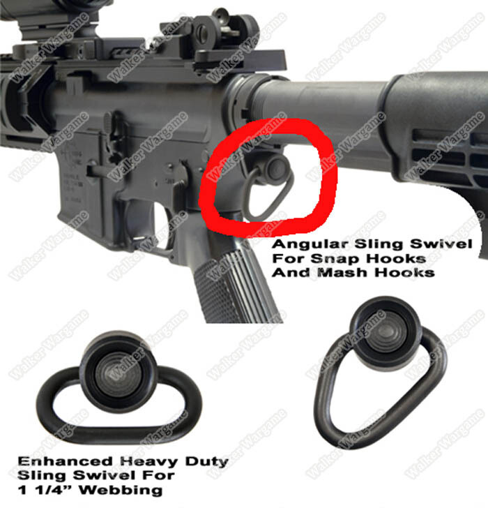 QD Buff Tube Sling Mount For M4 Gas and Real M4 AR Receiver End Plate