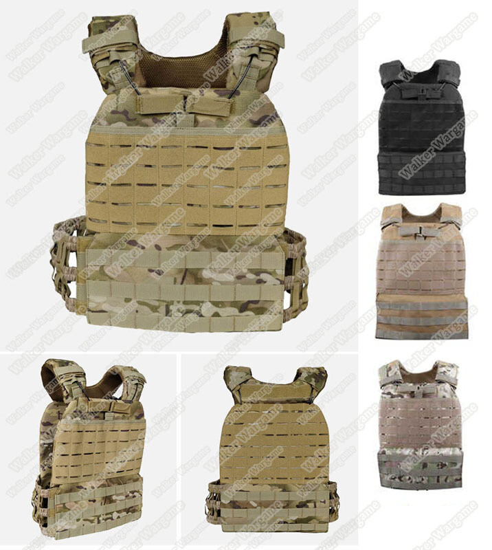 VE61 CrossFit Tactical Molle Plate Carrier Vest ,Black ,Tan ,Multicam