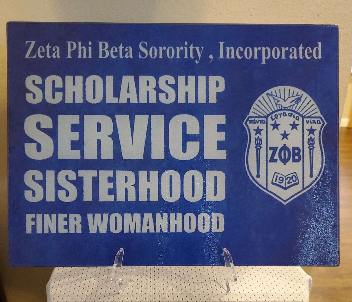 Zeta Phi Beta Display