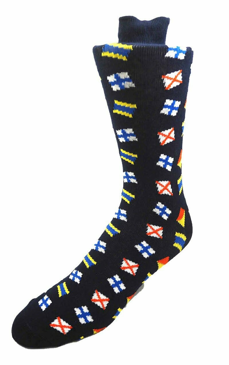 The Nautical Flag Sock Señor Style