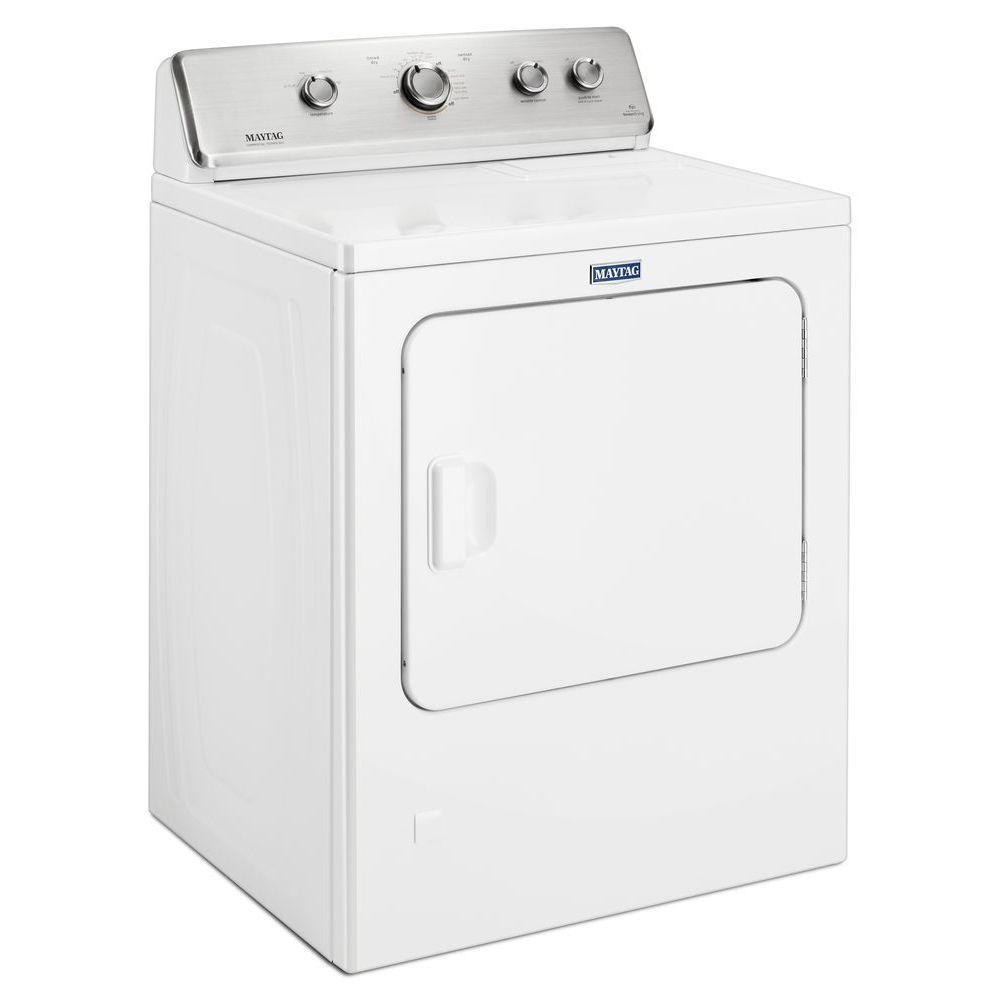 Maytag 220V 3LMEDC415FW 29 Inch Electric Dryer with 7 cu. ft. Capacity