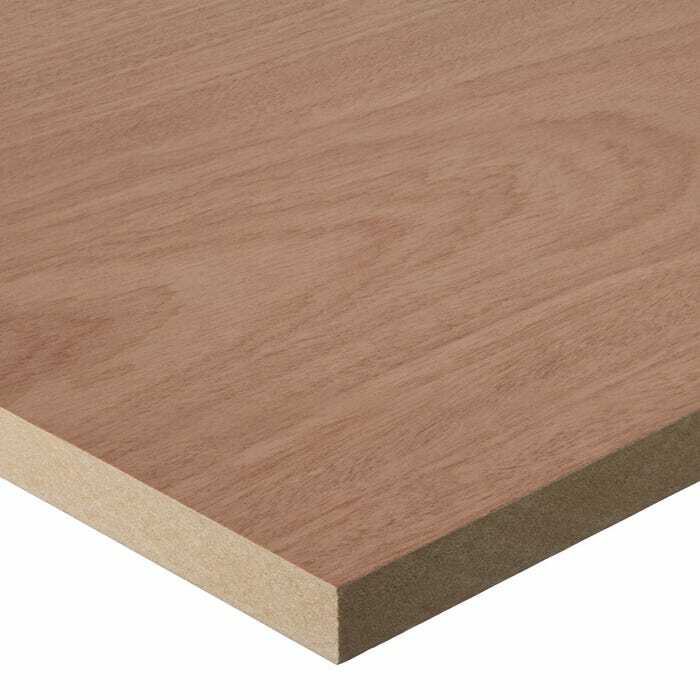 Sapele Veneered MDF Board 8'x4'