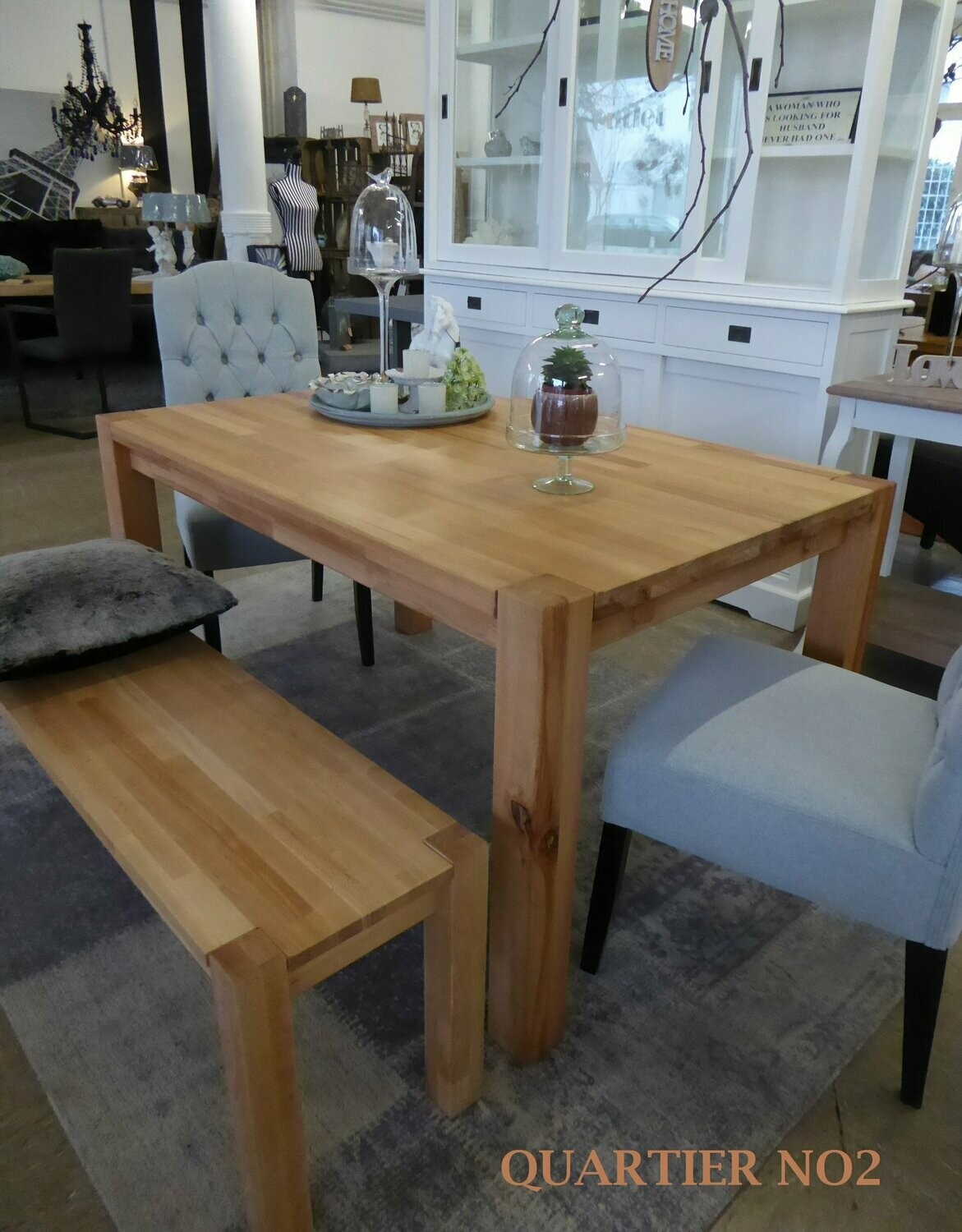 Esstisch Massivholz erweiterbar