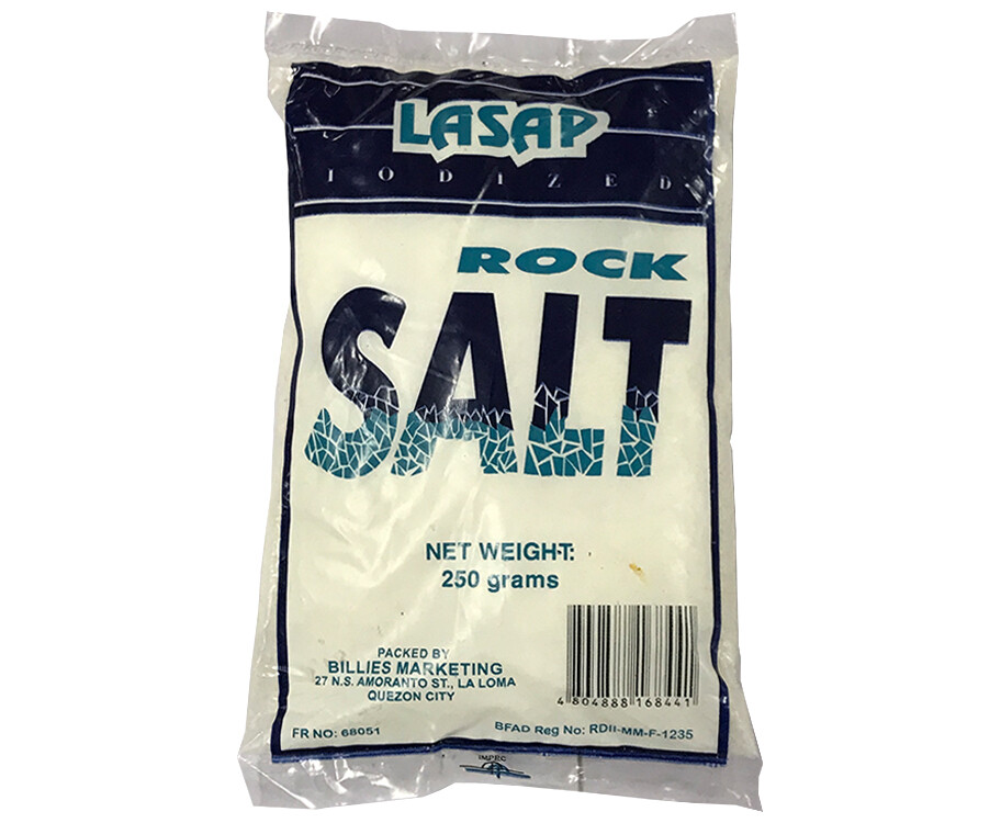 Lasap Iodized Rock Salt 250g