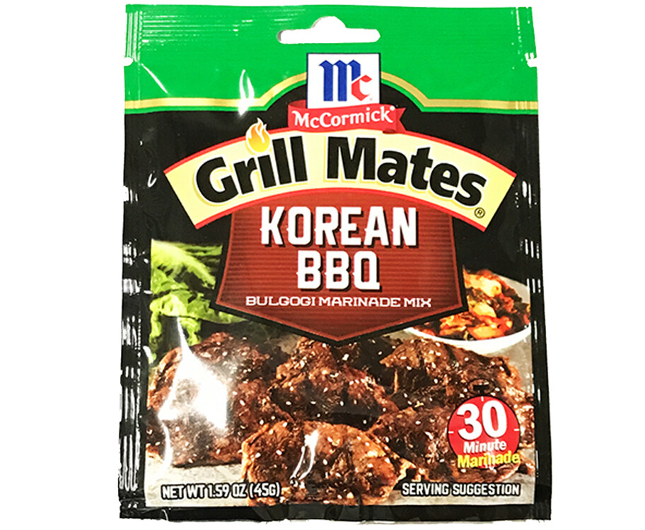McCormick Grill Mates Korean BBQ Bulgogi Marinade Mix 45g