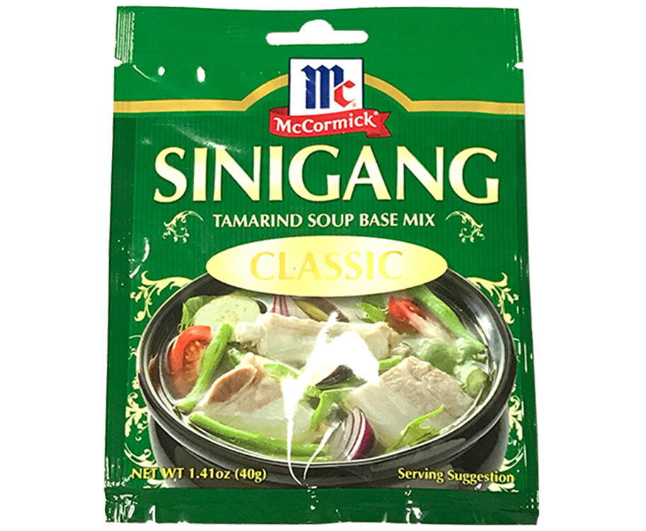 McCormick Sinigang Tamarind Soup Base Mix Classic 40g