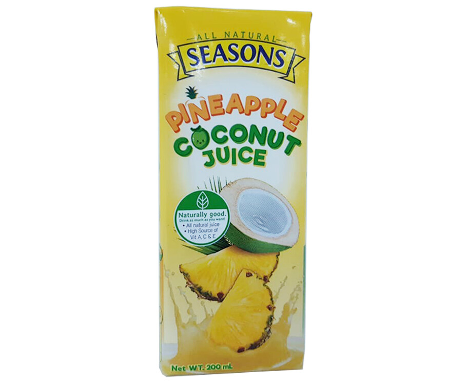 All Natural Seasons Pineapple Coconut Juice 200mL