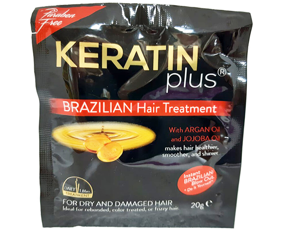 Keratin Plus Brazilian Hair Treatment With Argan Oil and Jojoba Oil 20g