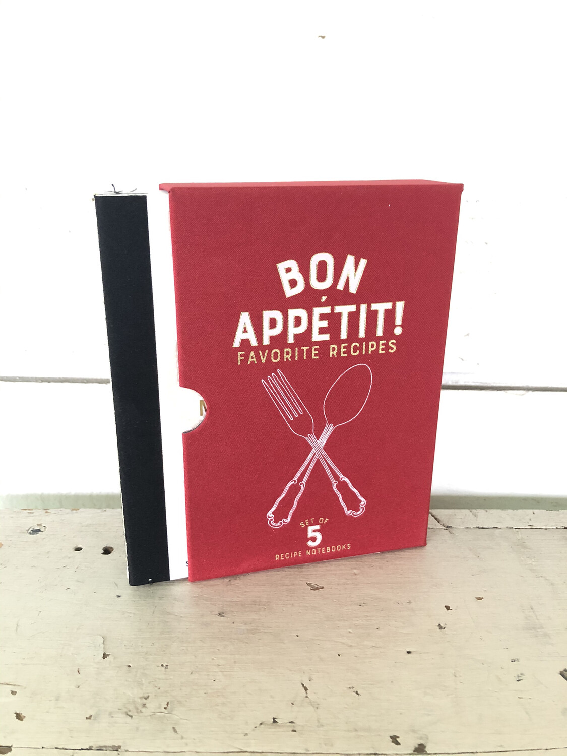 Set of 5 recipe notebooks