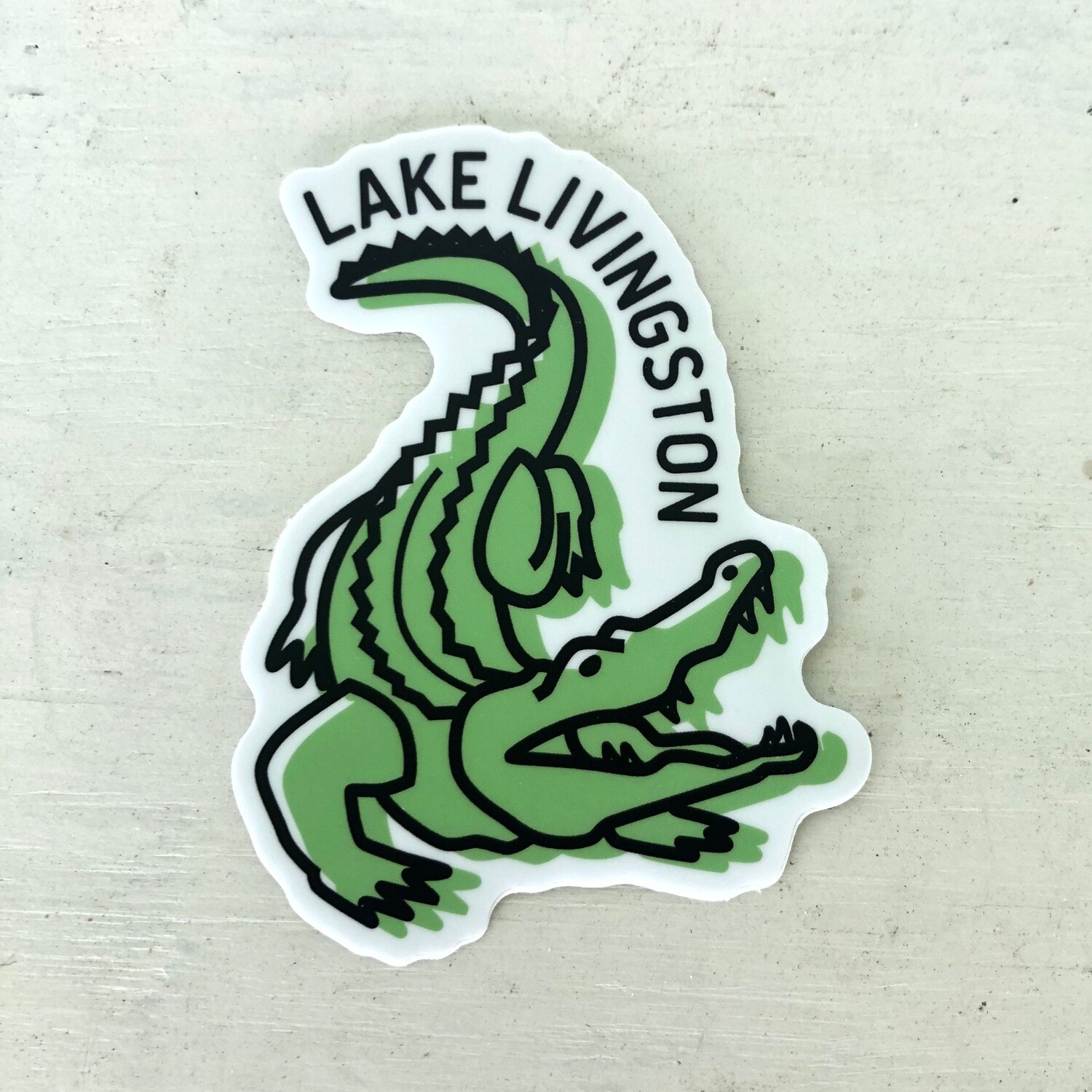 StickerLake Livingston Alligator