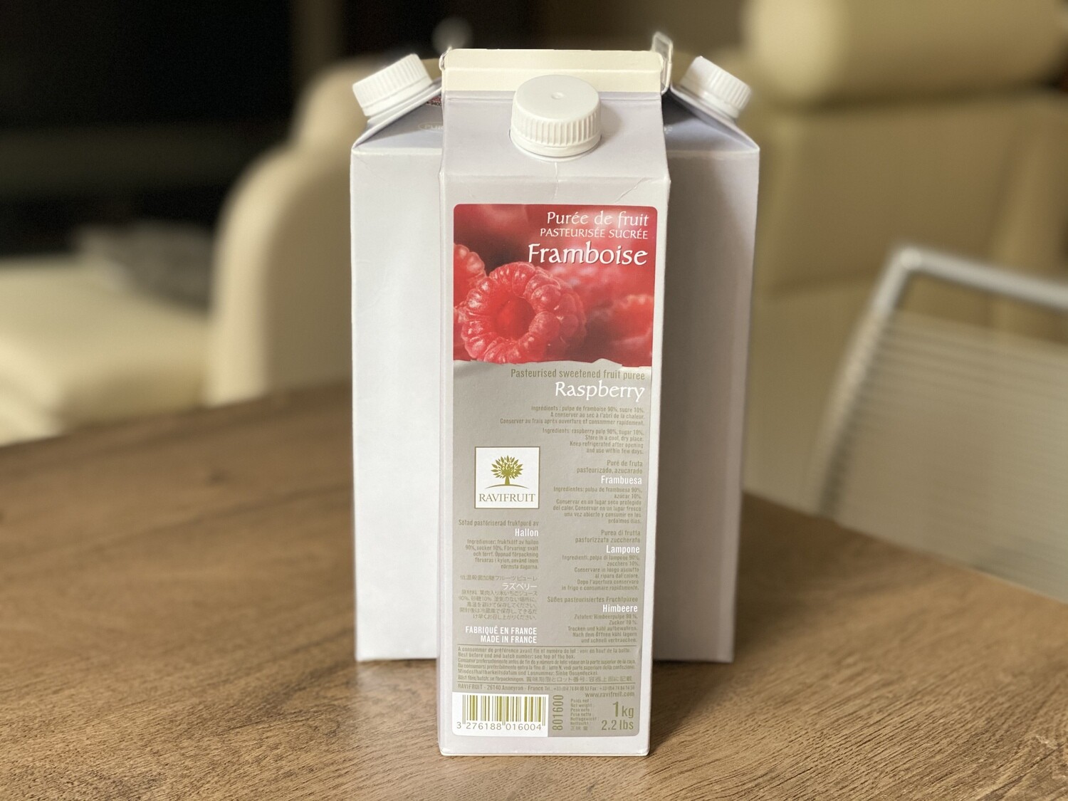 Пюре Ravifruit малина, 1 кг.