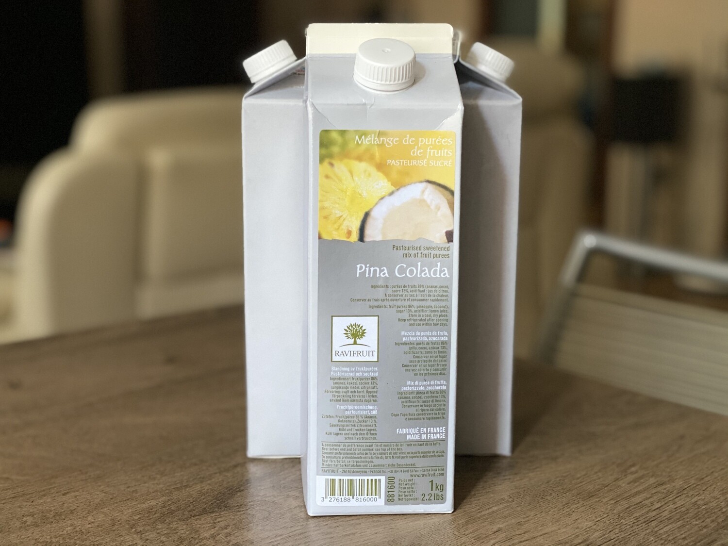 Пюре Ravifruit кокос та ананас, 1 кг.