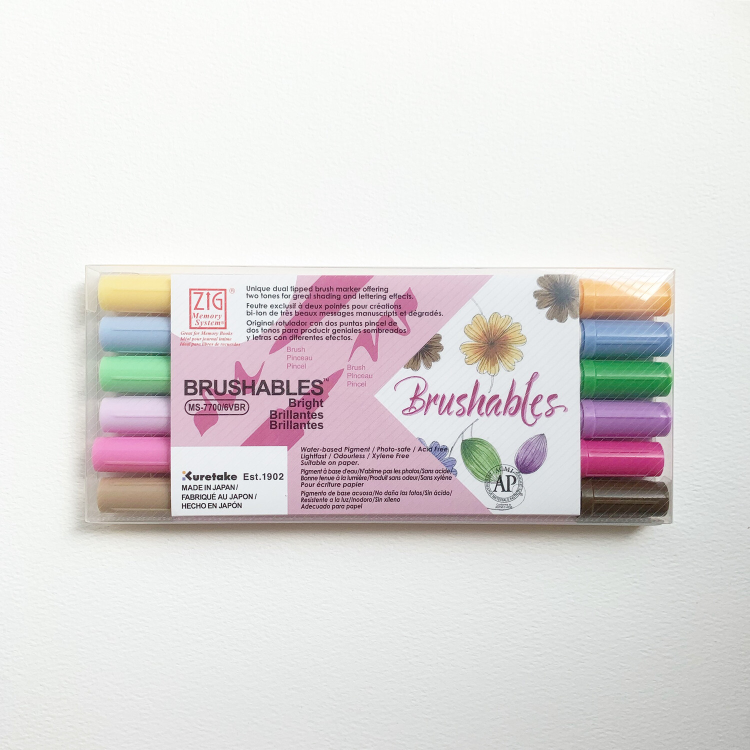 Zig Brushables Pure Set 6