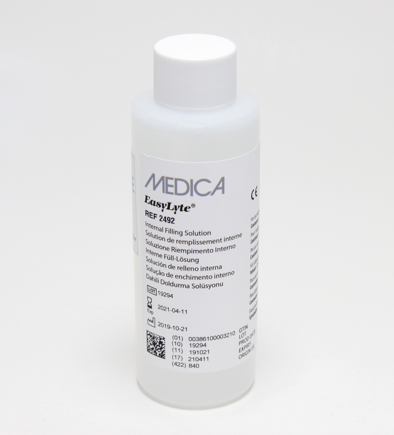 Internal Filling Solution,125mL, MEDICA EASYLYTE