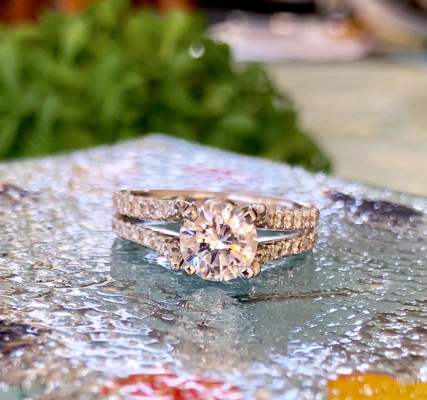 Split Shank Engagement Ring