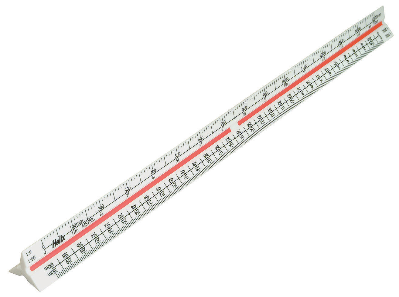 Helix 300mm Triangular Scale Ruler