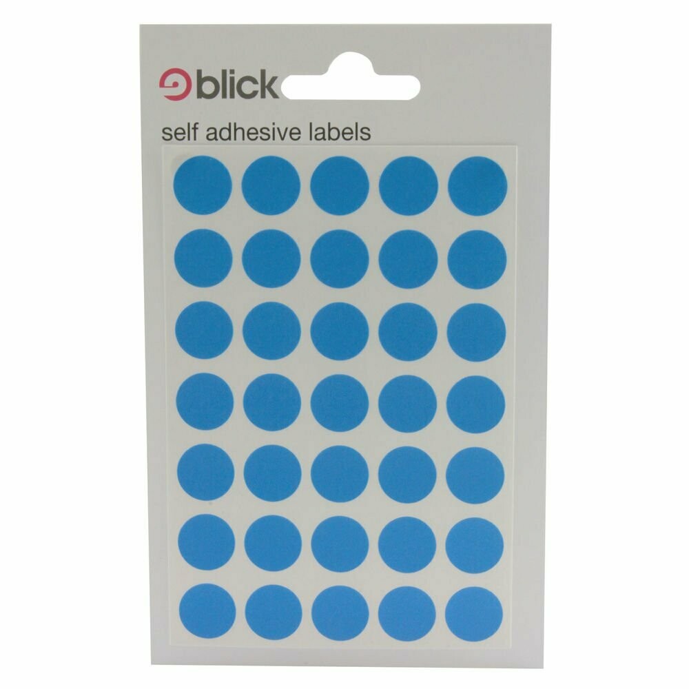 Self adhesive 13mm blue dots