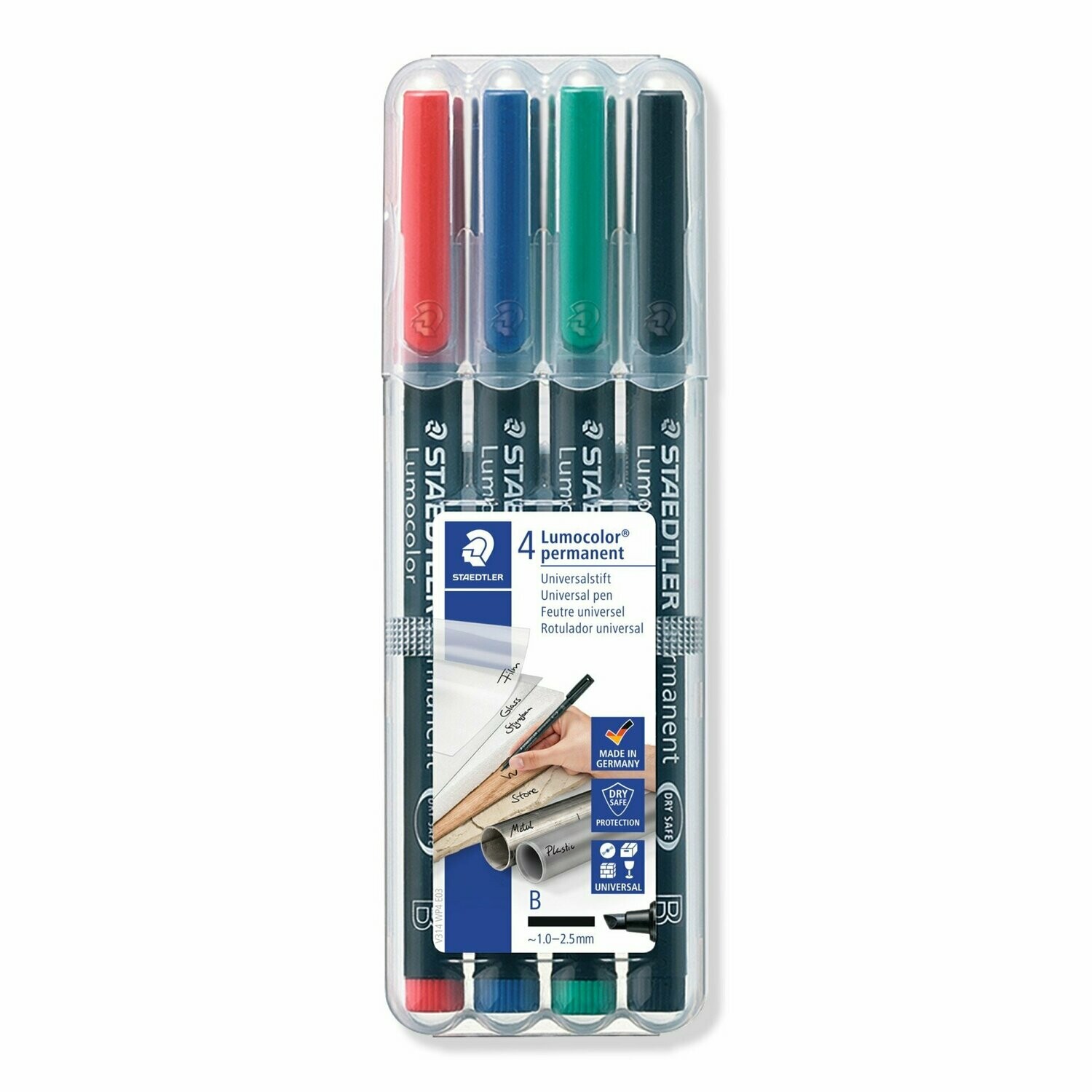 STAEDTLER Lumocolor Correctable Pen M - Box 4 Kleuren - View #7