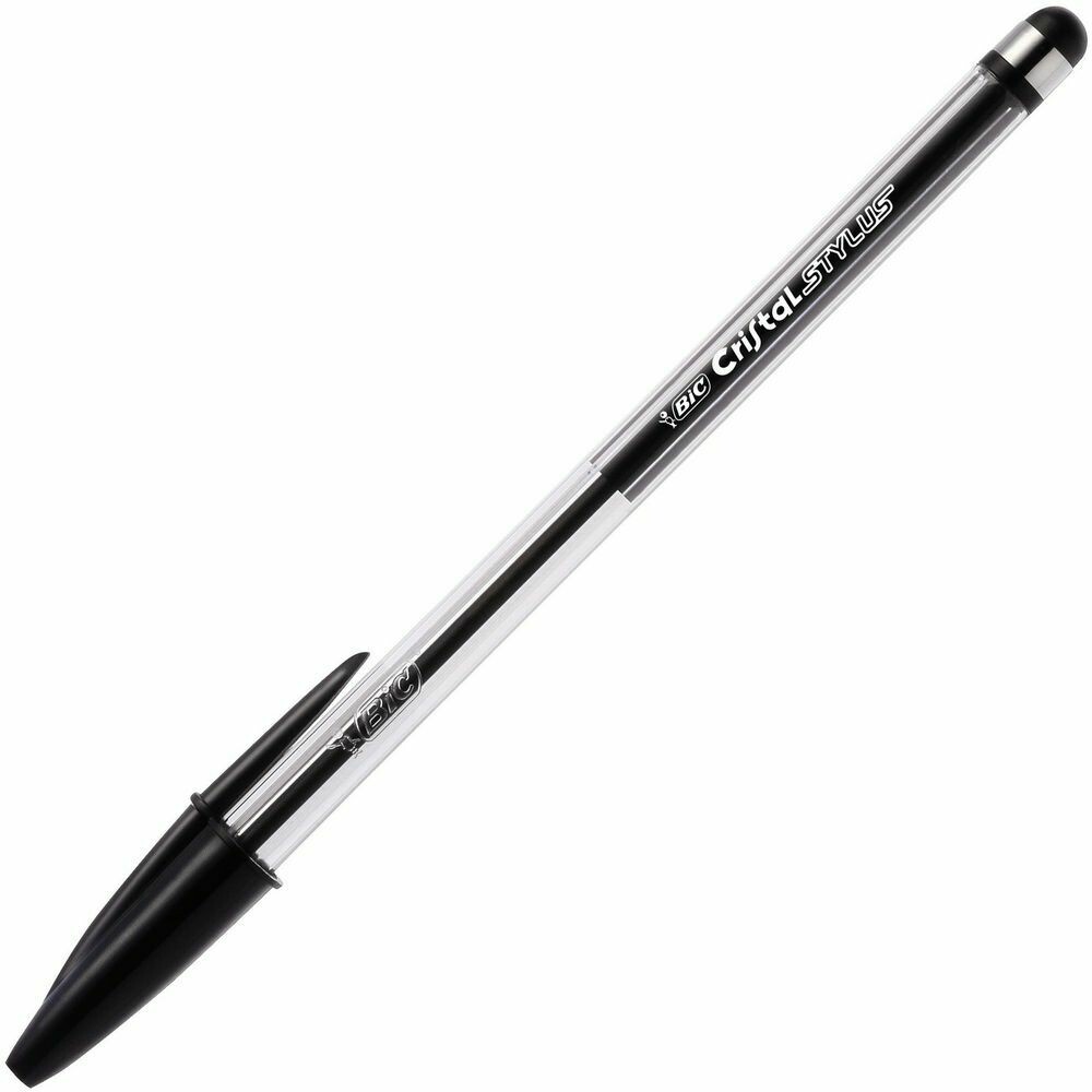 BIC Cristal Stylus Ballpoint Pen Black