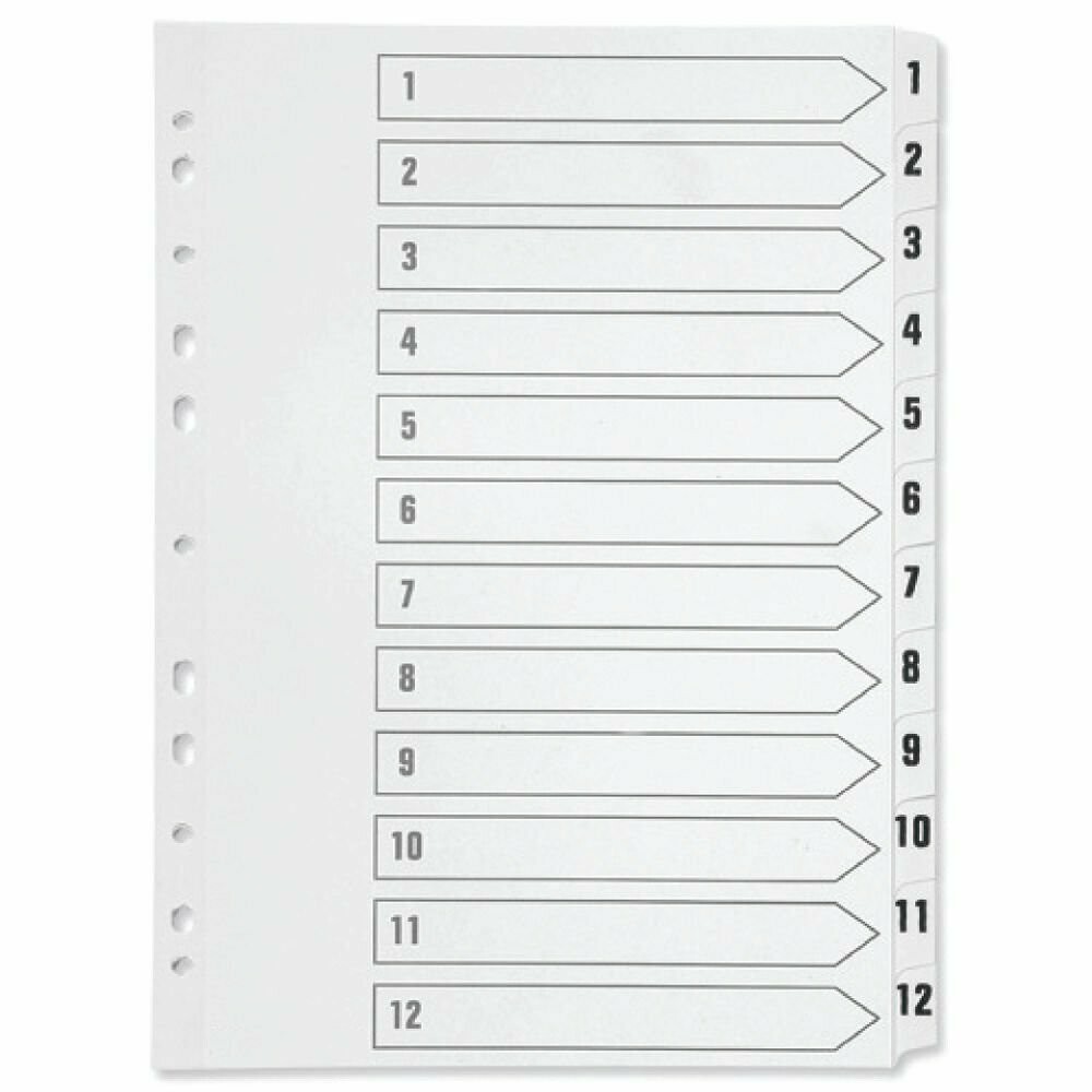 QConnect A4 112 Index File Divider