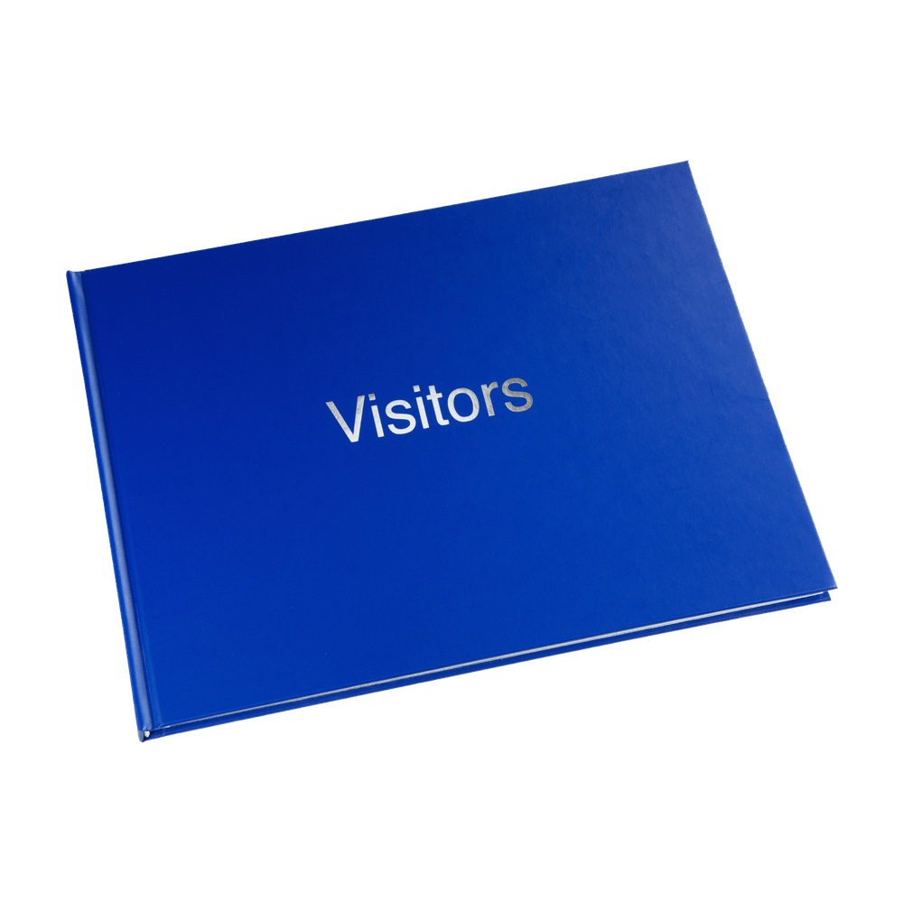 Visitor/Guest Book Blue