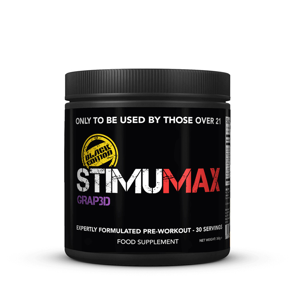 Stimumax Black Edition Pre Workout By Strom GRAP3D Flavour