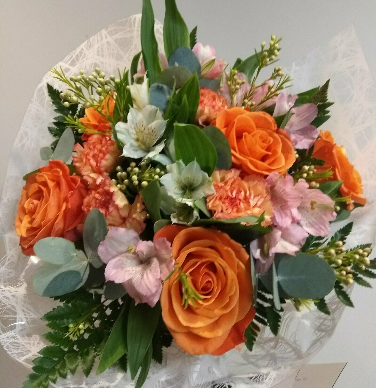 Ramo flores naranja Ramo flores naranja