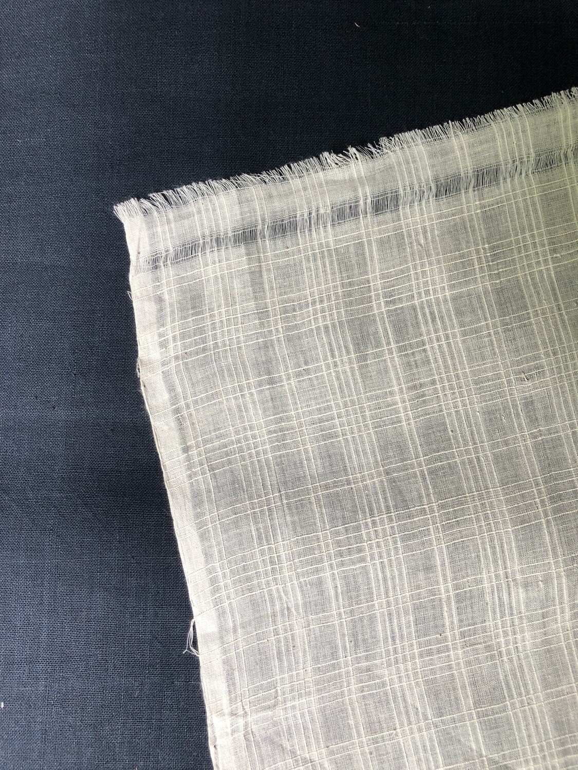 Hand Spun Hand Woven 200 Count Muslin Cotton Design Fabric