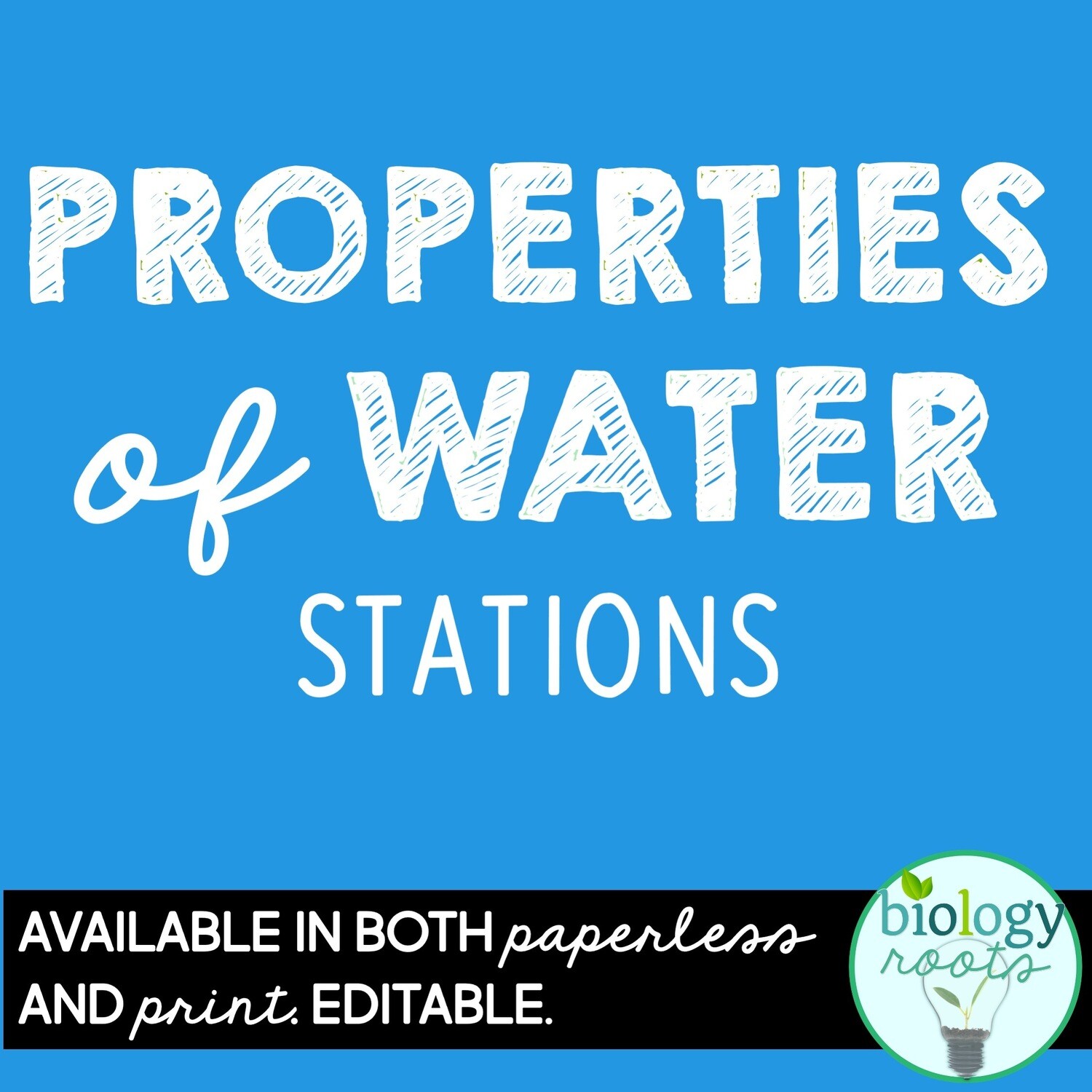 Properties of Water Stations (print and digital) Store Biology Roots