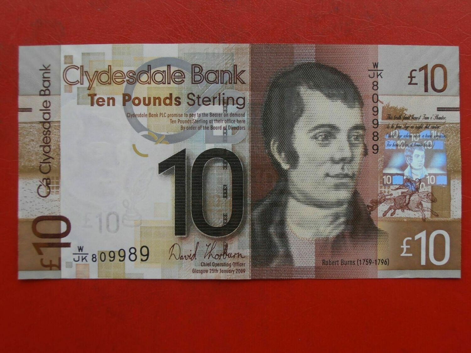 Clydesdale Bank £10 2009
