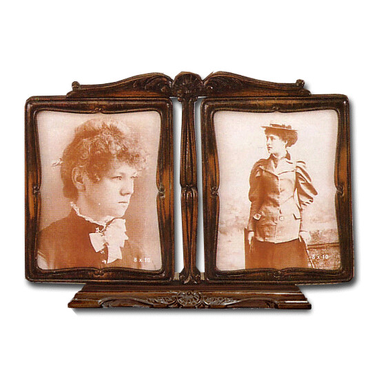 Antique Style Double Swing Picture Frame