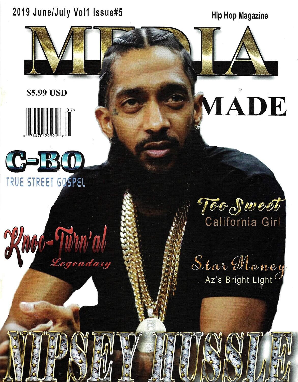 MEDIA MADE Magazine (June / July, 2019) NIPSEY HUSSLE Store Inmate