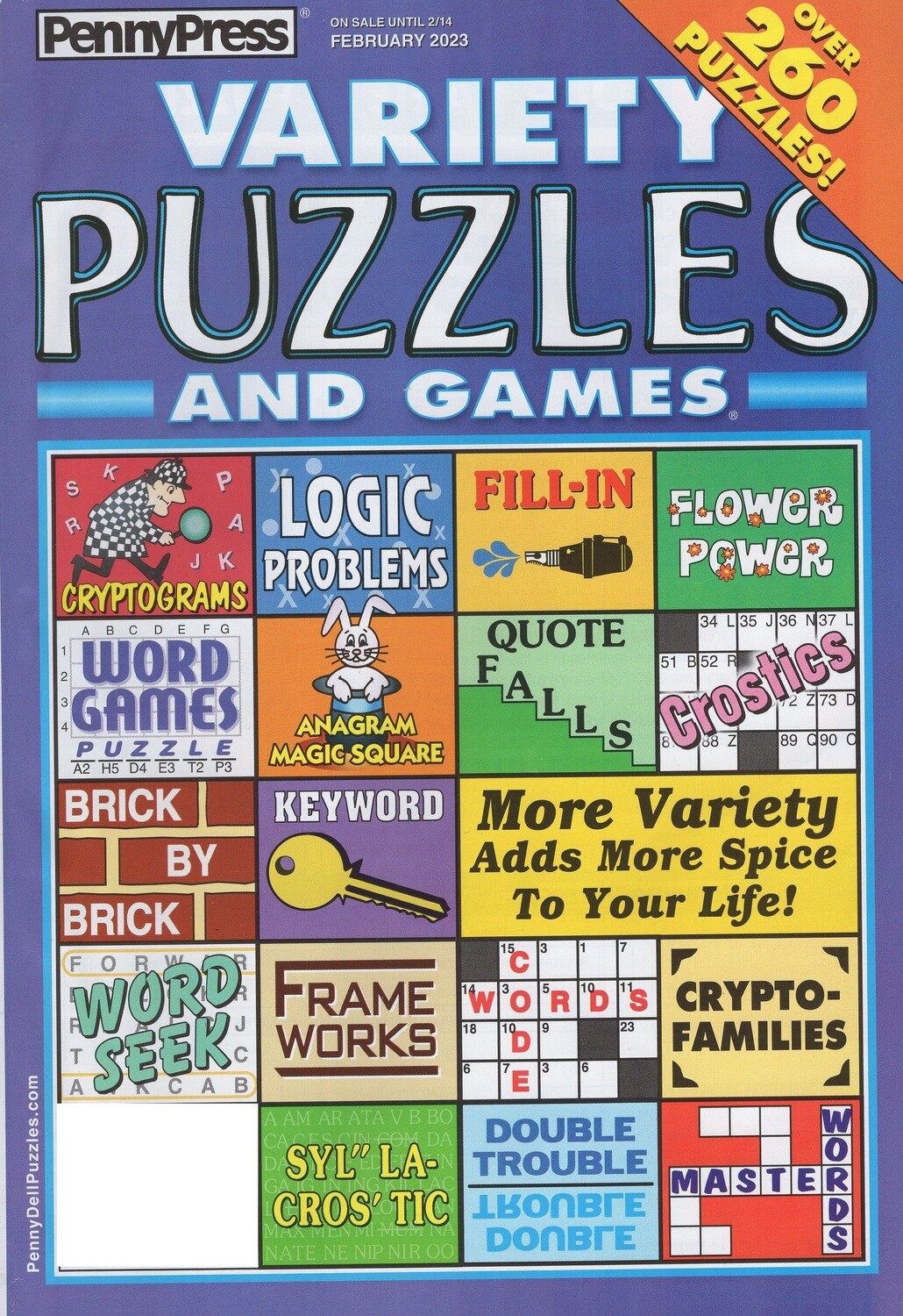 Inmate Puzzles Variety Puzzles and Games February 2023