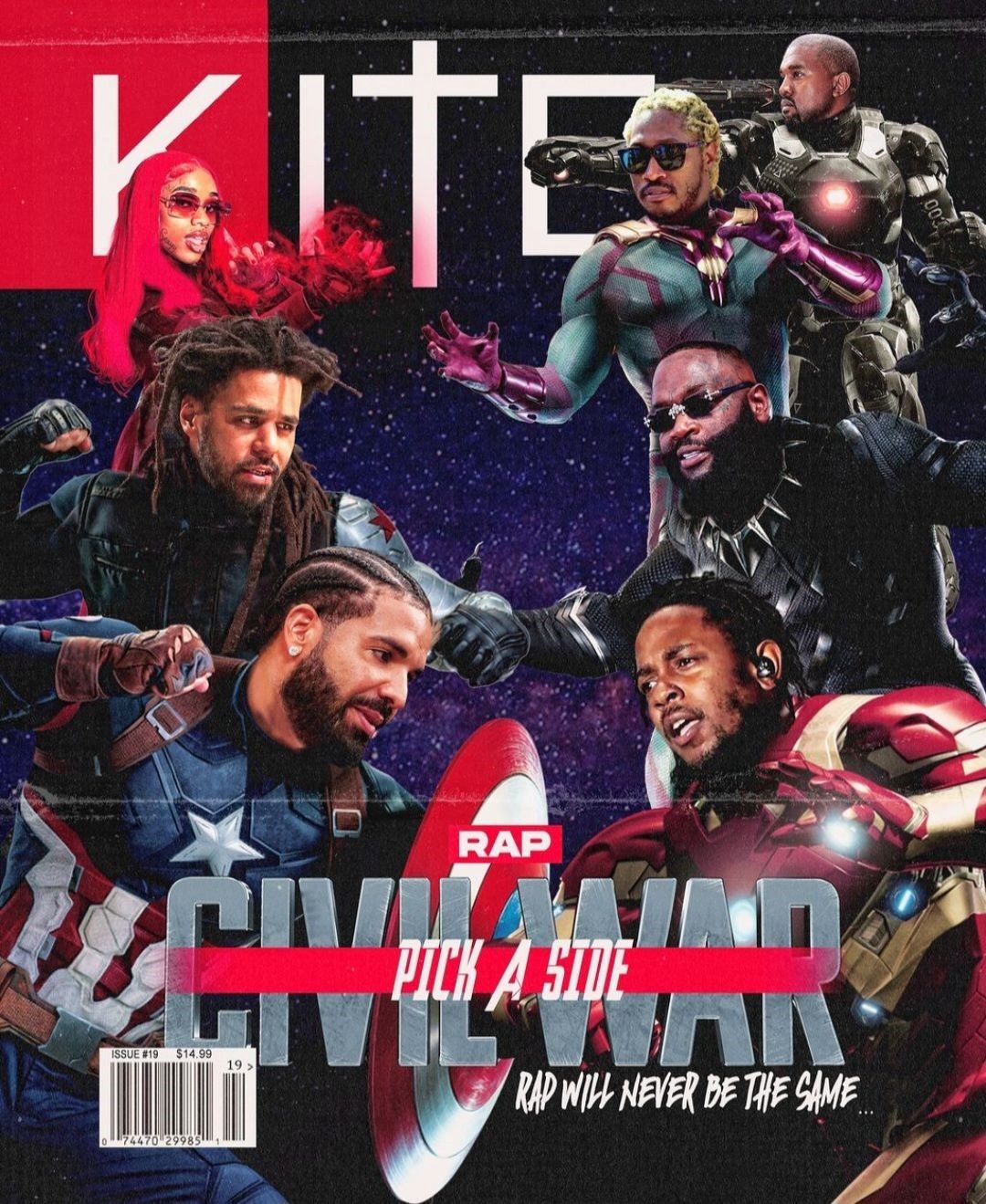 Inmate Magazines KITE MAGAZINE ISSUE 19 Rap Civil War