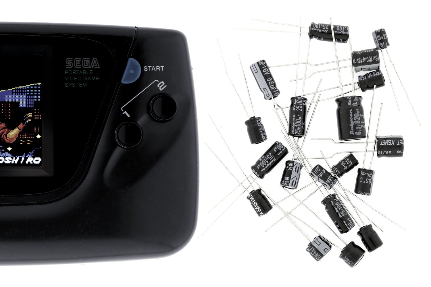Game Gear Capacitor Kit