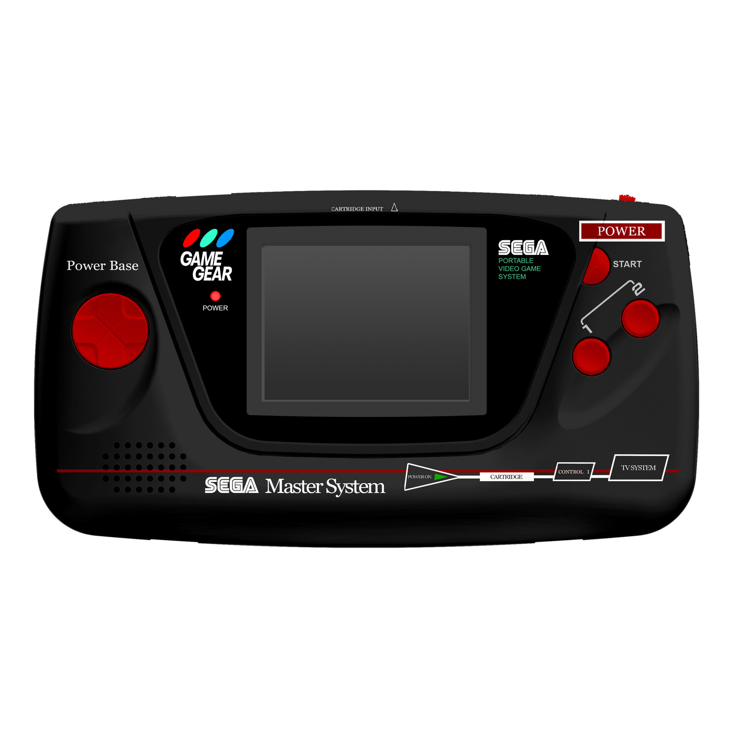 Sega Game Gear Console Prestige Edition (Master System Red)