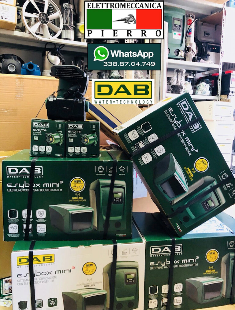 E.SYBOX MINI DAB esy box POMPA v230 MULTISTADIO AUTOADESCANTE INVERTER v230