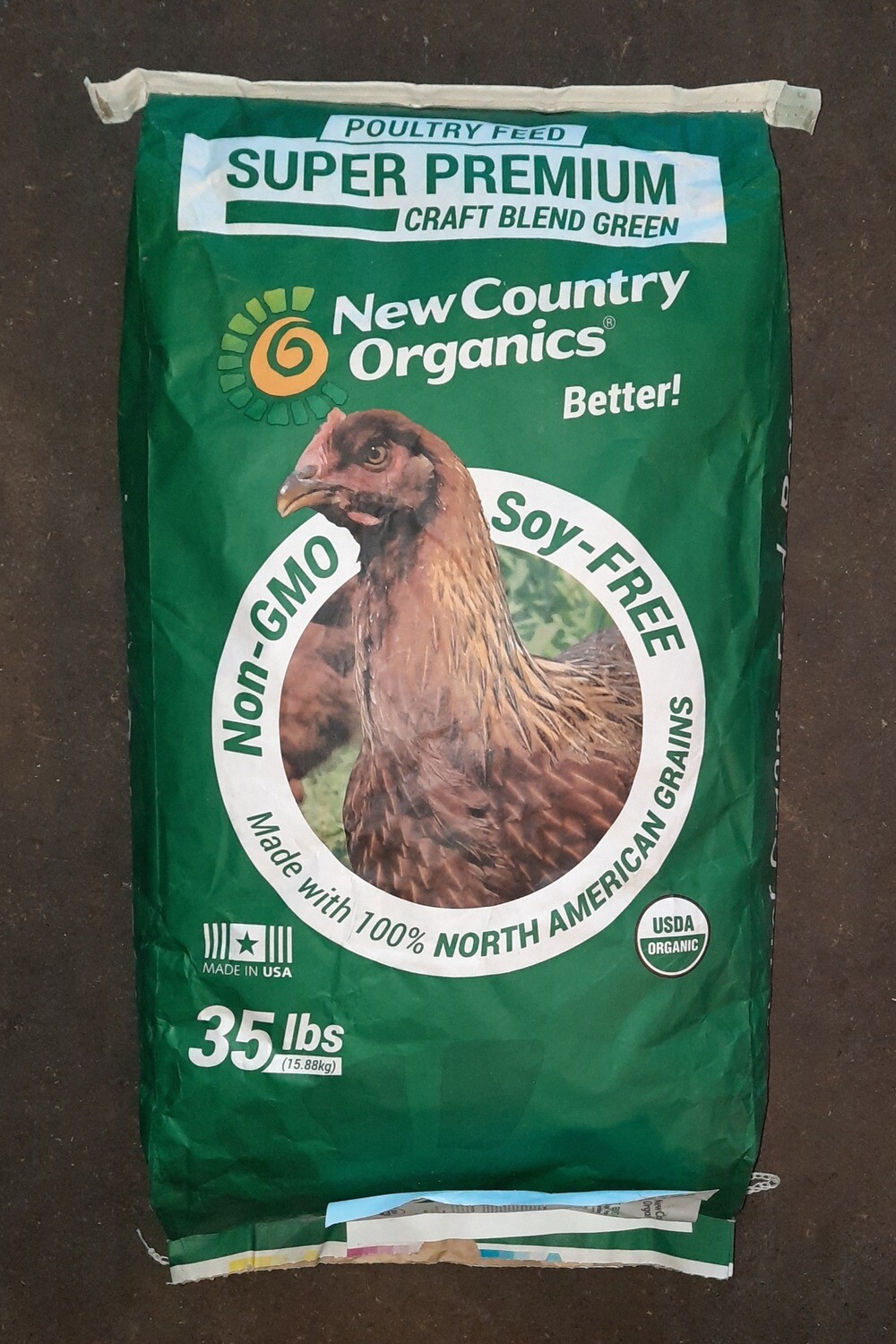 Chick and Duckling Starter Crumbles New Country Organics, 35 lb.