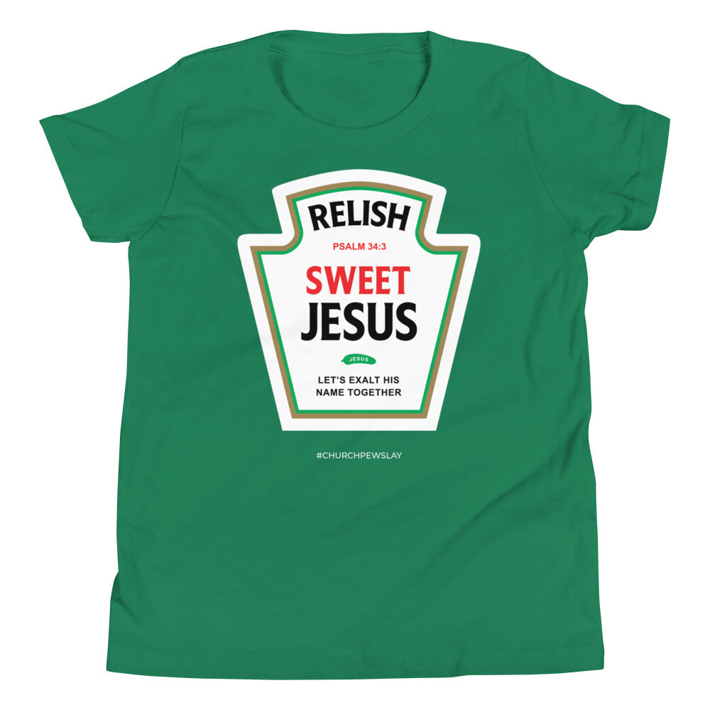 Relish Sweet Jesus Youth Short Sleeve TShirt
