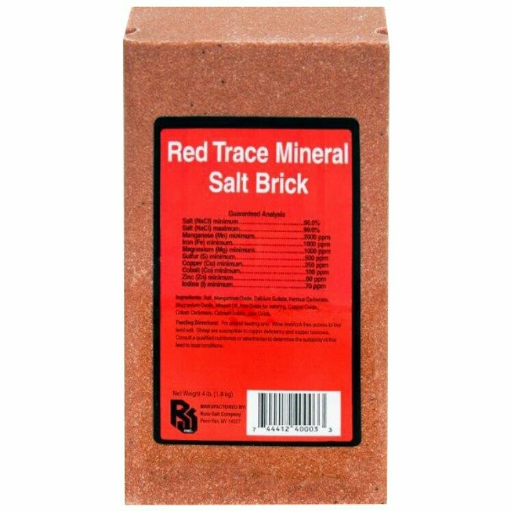 Trace Mineral Salt Brick 4lbs