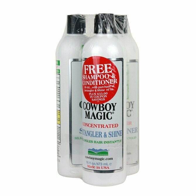 Cowboy Magic Promo Pack Shampoo, Cond., Detangler