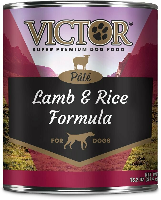 Victor Canned Dog Food Lamb & Rice 13.2oz