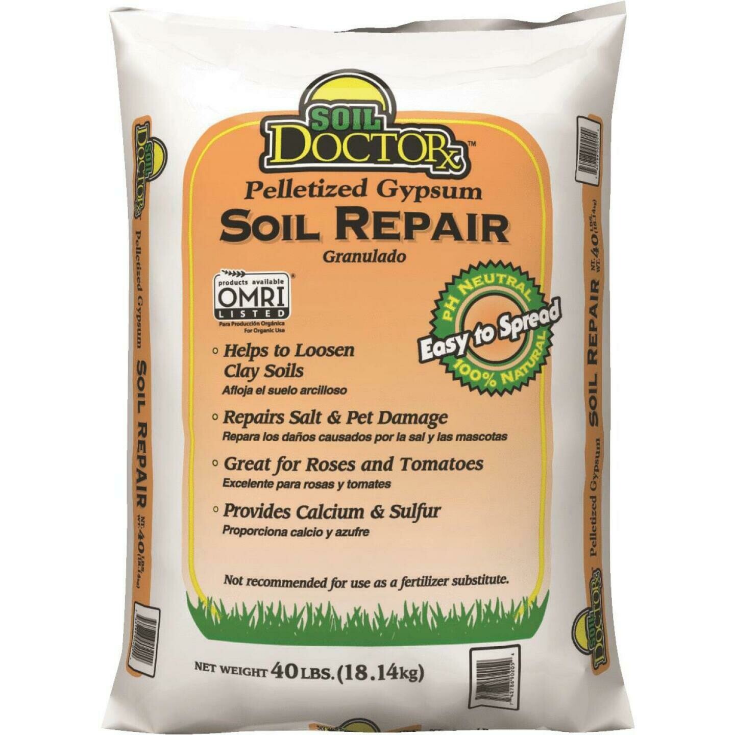 Soil Repair Pelletized Gypsum 40lbs